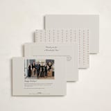 "Season’s Greetings Storefront" - Holiday Cards in Wreath by Ana de Sousa - Back of Card Options