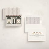 "Season’s Greetings Storefront" - Holiday Cards in Wreath by Ana de Sousa - Assembled