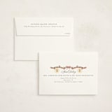 "Season’s Greetings Storefront" - Holiday Cards in Wreath by Ana de Sousa - FREE Recipient Addressing