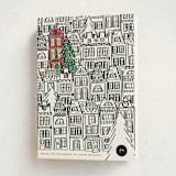"Find Us Buildings" - Holiday Cards in Ink by Caroline Harberd - Folded Card
