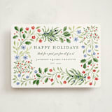 "Sophia" - Holiday Cards in Juniper by Sarah Knight - Front