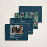 "Sophia" - Holiday Cards in Juniper by Sarah Knight - Back of Card Options