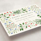"Sophia" - Holiday Cards in Juniper by Sarah Knight - Detail