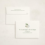 "Sophia" - Holiday Cards in Juniper by Sarah Knight - FREE Recipient Addressing