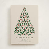 "oh tree" - Holiday Cards in Latte by Jen Owens - Front