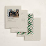 "oh tree" - Holiday Cards in Latte by Jen Owens - Back of Card Options
