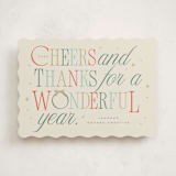"Colorful Cheers" - Holiday Cards in Taffy by Hannah Williams - Front