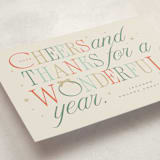 "Colorful Cheers" - Holiday Cards in Taffy by Hannah Williams - Detail