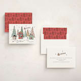 "Winter Scene" - Holiday Cards in Festive by Erin German - Assembled