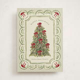 "Holiday Bow tree" - Holiday Cards in Evergreen by Chris Griffith - Front