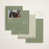 "Holiday Bow tree" - Holiday Cards in Evergreen by Chris Griffith - Back of Card Options