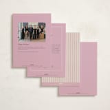 "Holiday Bow tree" - Holiday Cards in Peony by Chris Griffith - Back of Card Options