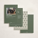 "Downtown holiday" - Holiday Cards in Winter by Creo Study - Back of Card Options