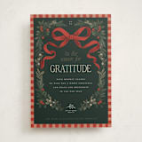 "Surround" - Holiday Cards in Cranberry by Jenna Holcomb - Front