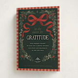 "Surround" - Holiday Cards in Cranberry by Jenna Holcomb - Folded Card