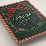 "Surround" - Holiday Cards in Cranberry by Jenna Holcomb - Detail