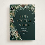 "Holiday Vine" - Holiday Cards in Juniper by Susan Moyal - Front