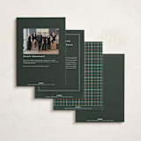 "Wonderful Year" - Holiday Cards in Garland by Pixel and Hank - Back of Card Options
