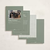 "Forest Animals" - Holiday Cards in Pine by Jenna Holcomb - Back of Card Options
