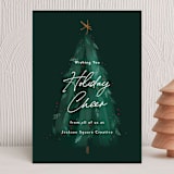 "brushy tree" - Holiday Cards in Evergreen by Rebecca Durflinger - Front
