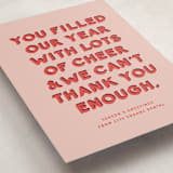 "Year of Cheer" - Holiday Cards in Gumdrop by Olivia Kanaley Inman - Detail