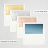 "Horizon" - Holiday Cards in Frozen Lake by Annie Clark - Envelope Liner Options