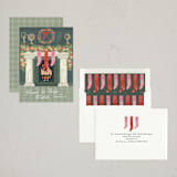 "Holiday Hearth" - Holiday Cards in Forest by Jackie Crawford - Assembled