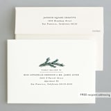 "Chic Wreath" - Holiday Cards in Midnight by Hooray Creative - FREE Recipient Addressing