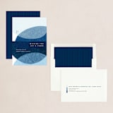 "papery joy" - Holiday Cards in Cobalt by Carrie Moradi - Assembled