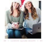 "Peace Love Prosperity" - Holiday Cards in Crimson by Heather Cairl - Close-Up