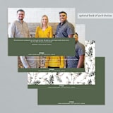 "Holiday Botanicals" - Holiday Cards in Pine by amanda lawrence - Back of Card