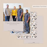 "Tis The Season Modern" - Holiday Cards in Pavilion by Sam Dubeau - Back of Card