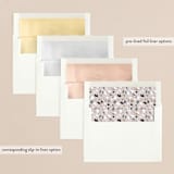 "Tis The Season Modern" - Holiday Cards in Pavilion by Sam Dubeau - Envelope Liners