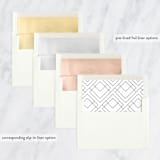 "In All Things" - Holiday Cards in Midnight by Dawn Jasper - Envelope Liners