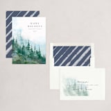 "Winter Wilderness" - Holiday Cards in Slate by Eric Ransom - Assembled