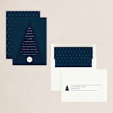 "Minimalist Tannenbaum" - Holiday Cards in Arctic by Brooke Chandler - Assembled