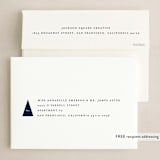 "Minimalist Tannenbaum" - Holiday Cards in Arctic by Brooke Chandler - FREE Recipient Addressing
