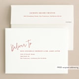 "Retro Merry" - Holiday Cards in Scarlet by Danie Romrell - FREE Recipient Addressing