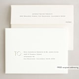 "Level Line" - Holiday Cards in Moss by Amy Kross - FREE Recipient Addressing
