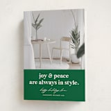 "Holiday in Style" - Holiday Cards in Spruce by Louise Kay - Folded Card