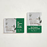 "Holiday in Style" - Holiday Cards in Spruce by Louise Kay - Photo Orientation Options