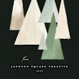 "The Pines" - Holiday Cards in Forest by Julie Murray - Close-Up