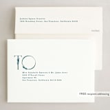 "Gilded Gratitude" - Holiday Cards in Navy by Creo Study - FREE Recipient Addressing