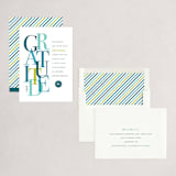 "Gratitude" - Holiday Cards in Seafoam by Snow and Ivy - Assembled