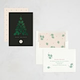 "Holiday Tree" - Holiday Cards in Pine by letterfix - Assembled