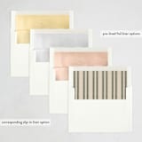 "Gratitude Season" - Holiday Cards in Pine by Robert and Stella - Envelope Liner Options