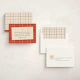 "Quick Note" - Holiday Cards in Persimmon by Olivia Raufman - Assembled