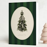 "Holiday Stripes" - Holiday Cards in Pine by Baumbirdy - Folded Card