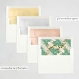 "floral" - Holiday Cards in Turquoise by Phrosné Barwood - Envelope Liner Options