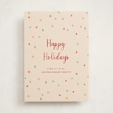 "Happy Dots" - Holiday Cards in Whipped Cream by Ani Somi - Front